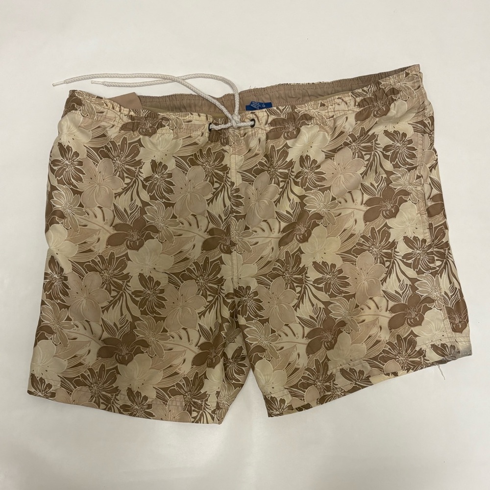 Boca Classics Tropical Floral Mens Swim Trunks Shorts Swimsuit Beach Flower Sz M